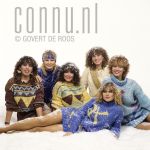 06-10-1986 Dolly Dots, Ria Brieffies, Angela Groothuizen, Anita Heilker, Angéla Kramers, Esther Oosterbeek and Patty Zomer at studio in Amsterdam, The Netherlands. Photo: Govert de Roos/Connu